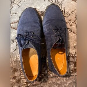 Doc Martens Blue Suede Shoes